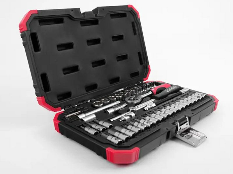 46種物の具仕掛ける 1/4\"ラチェットハンドル ソケット仕掛ける【Schwaben】"
