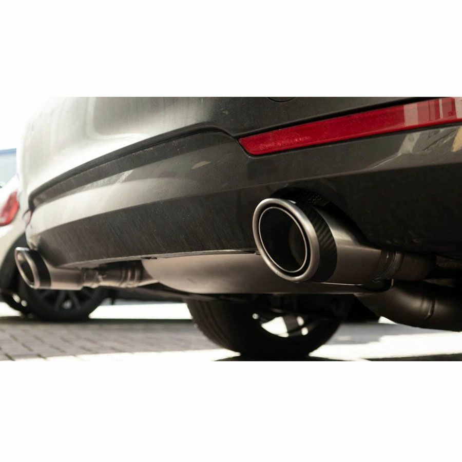 【Remus】BMW 340i/440i(F3x) アクスルバック スポーツマフラー(カーボンレースチップ)