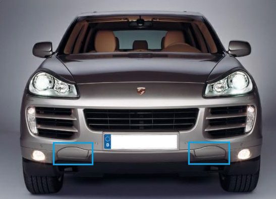 【ポルシェ純正】ポルシェ 957カイエン トーフック レシーバー キャップ 左 95550515510G2X|Auto-Parts 店