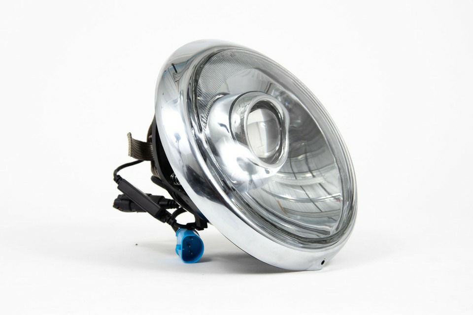 ポルシェ 930/964 LEDヘッドライト コンバージョン REV2(クローム・溝付きレンズ)【Rennline】