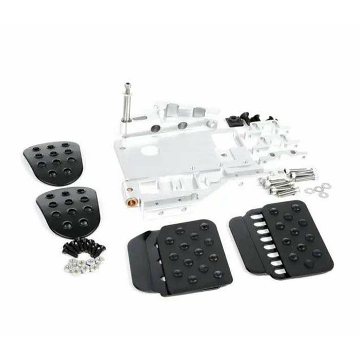 ポルシェ 997/987ボクスター/ケイマン REV4 アジャスタブル 3ピースペダルセット ブラック/ブラック【Rennline】|Auto-Parts 店