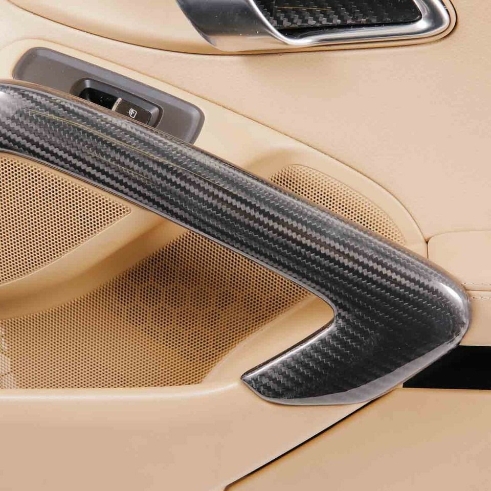 ポルシェ 991/981&718ボクスター/ケイマン カーボンファイバー ドアハンドル【Rennline】