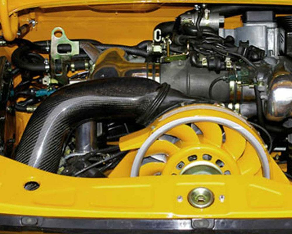 ポルシェ 964/993 カーボンファイバー ヒーターダクト【RENNLINE】|Auto-Parts 店