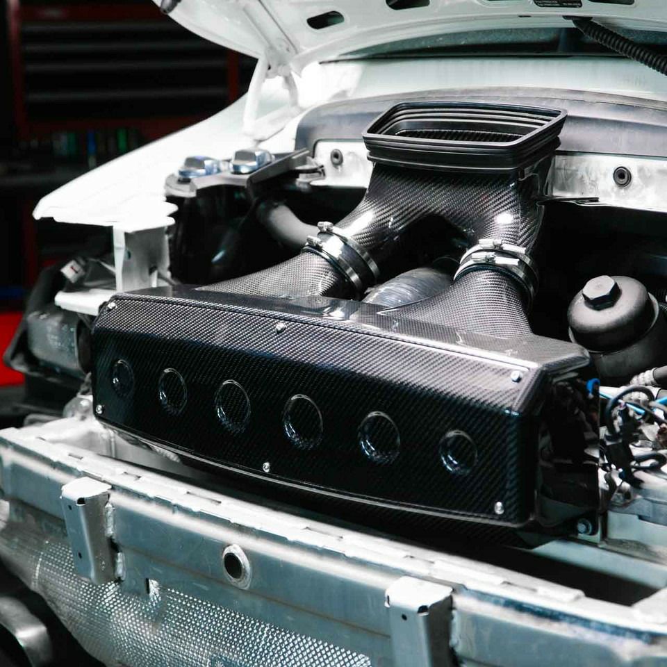 ポルシェ 991カレラ/S/カレラ4/4S前期 カーボンファイバーインテーク【Rennline】|Auto-Parts 店