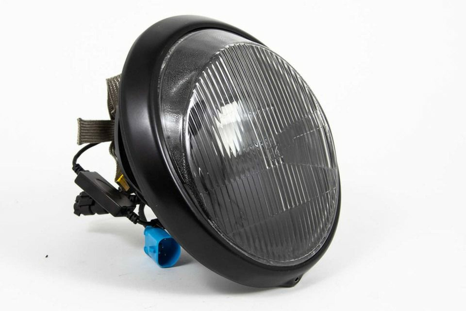 ポルシェ 930/964 LEDヘッドライト コンバージョン REV2(ブラック・溝付きレンズ・リング未塗装)【Rennline】