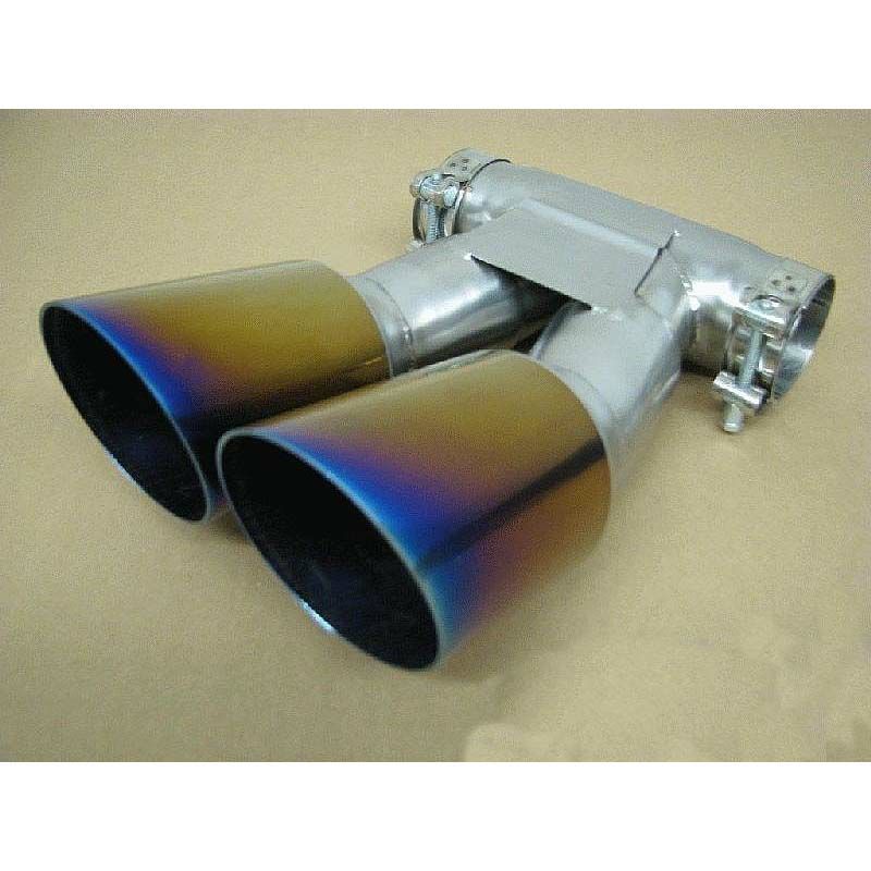 ポルシェ 987ボクスター／S後期 デュアルマフラーチップ(チタン) Brombacherエディション【FVD】｜Auto-Parts 店