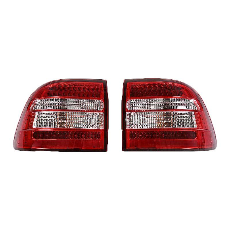 ポルシェ 955カイエン LEDテールライトキット(レッド/クリスタル)【FVD】|Auto-Parts 店
