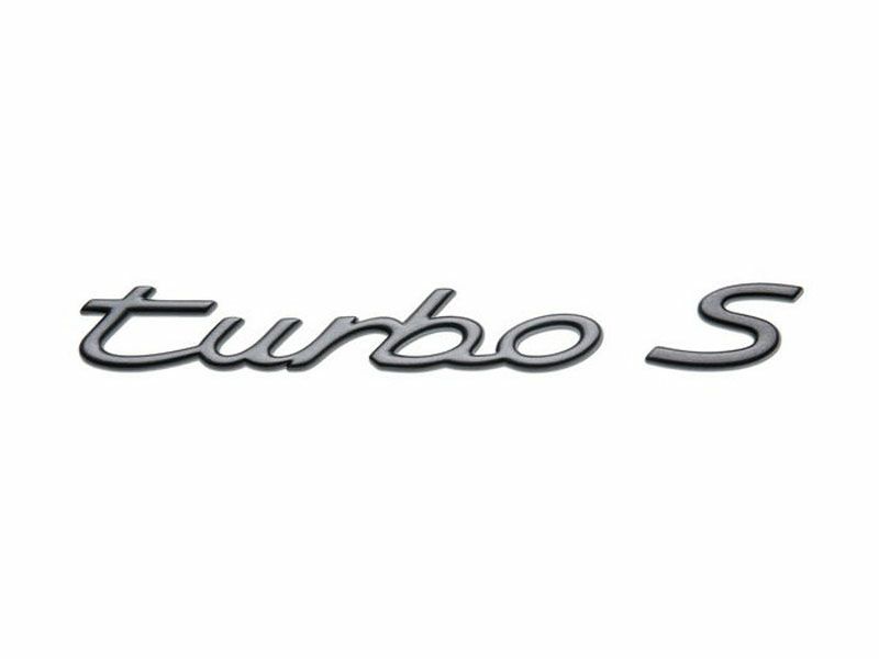 ポルシェ 993ターボ "Turbo S"エンブレム(グレー)｜Auto-Parts 店