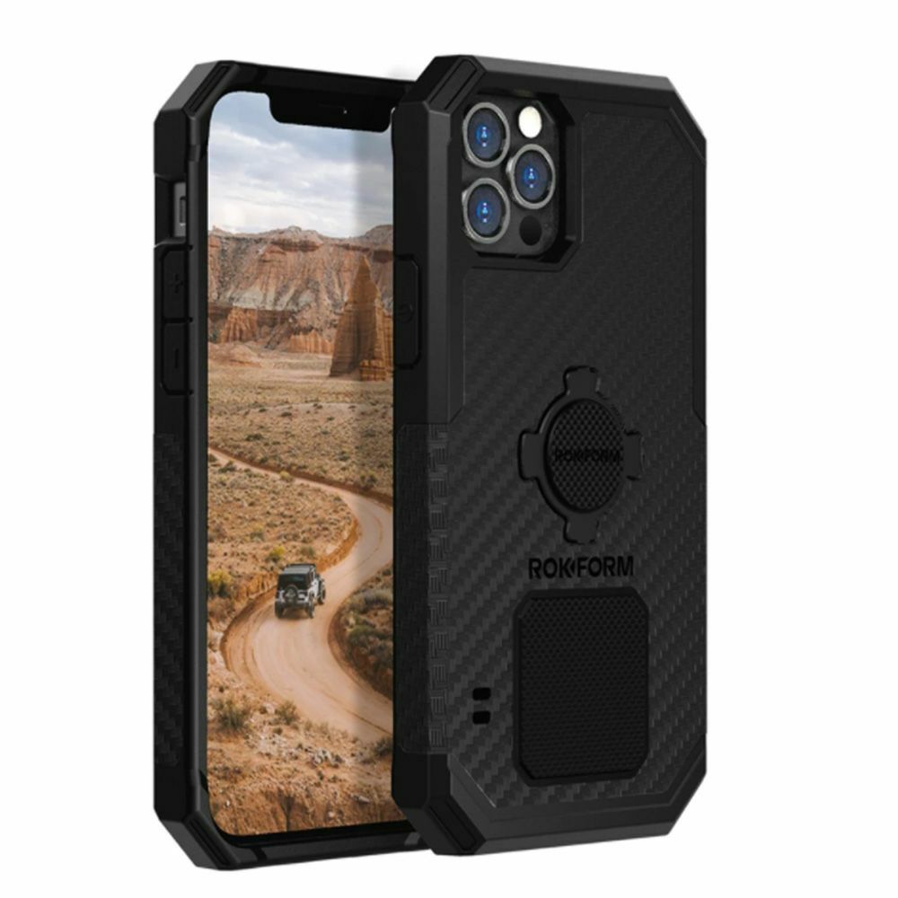 ROKFORM iPhone12 Pro Max Rugged スマホホルダー ブラック