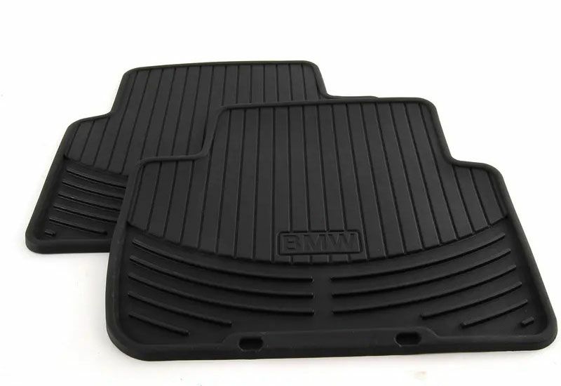 【BMW純正】3シリーズ/M3(E46) リア用ラバーフロアマット 全天候対応 82550136373