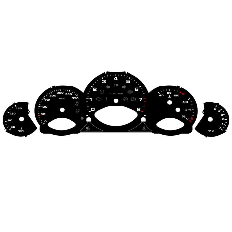 ポルシェ 997ターボ後期 ブラック・メーターパネル(MT)【Venoxy】|Auto-Parts 店