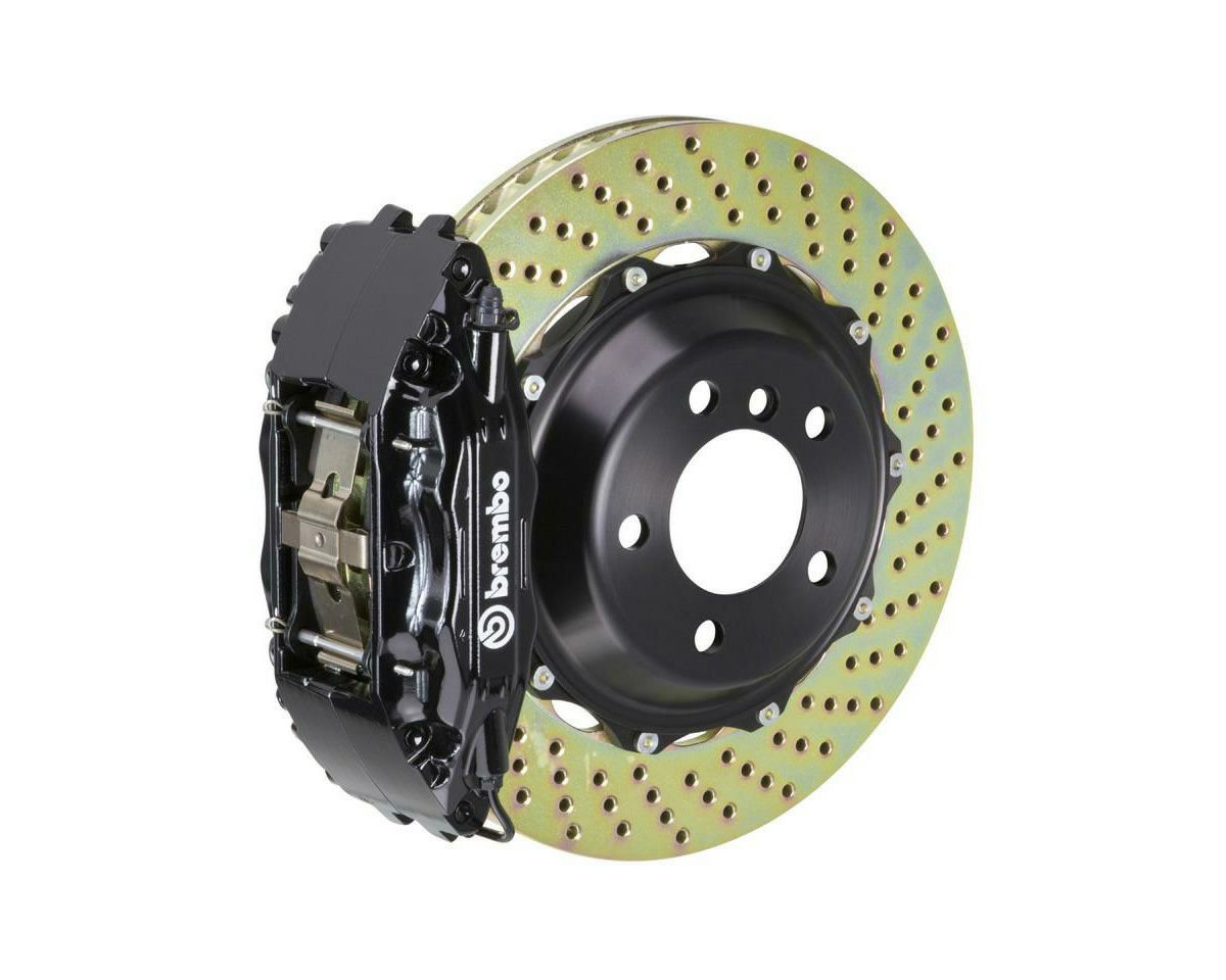 【Brembo】GT 355x32 対向4ポッド ドリルドビッグブレーキキット(フロント側) ポルシェ996C4 ブラック|Auto-Parts 店