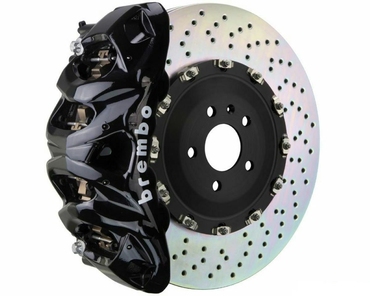 【Brembo】GT 412x38 対向8ポッド ドリルド ビッグ ブレーキ キット (フロント側) ポルシェ パナメーラ (09-16)