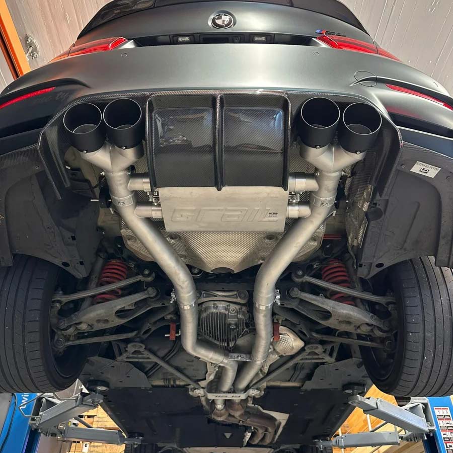 BMW M3(F80)／M4(F82) ECE認証 可変バルブマフラー(ステンレステールパイプ)【GRAIL】｜Auto-Parts 店