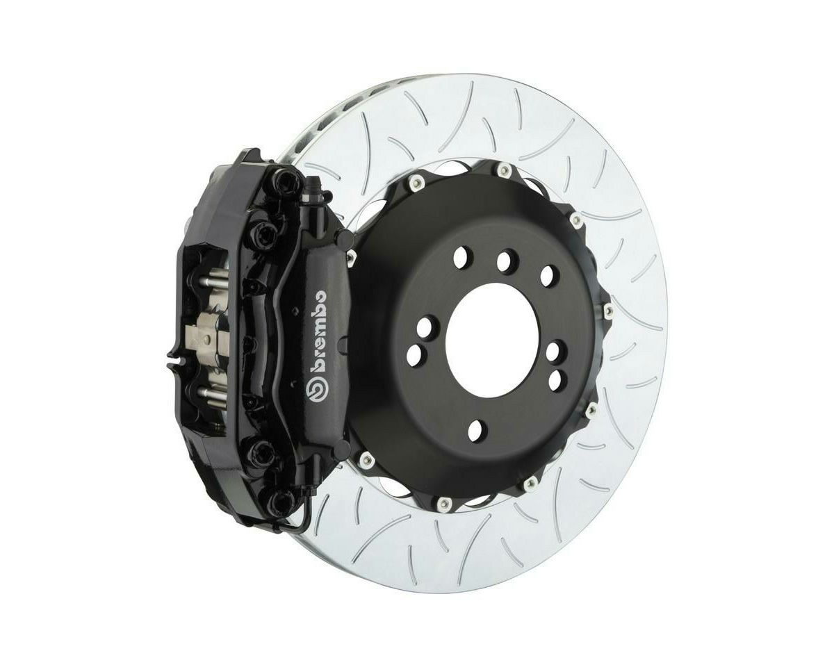 【Brembo】GT 345x28 対向4ポッド タイプ3 スロットビッグブレーキキット(リア側) ポルシェ996 997 ブラック|Auto-Parts 店