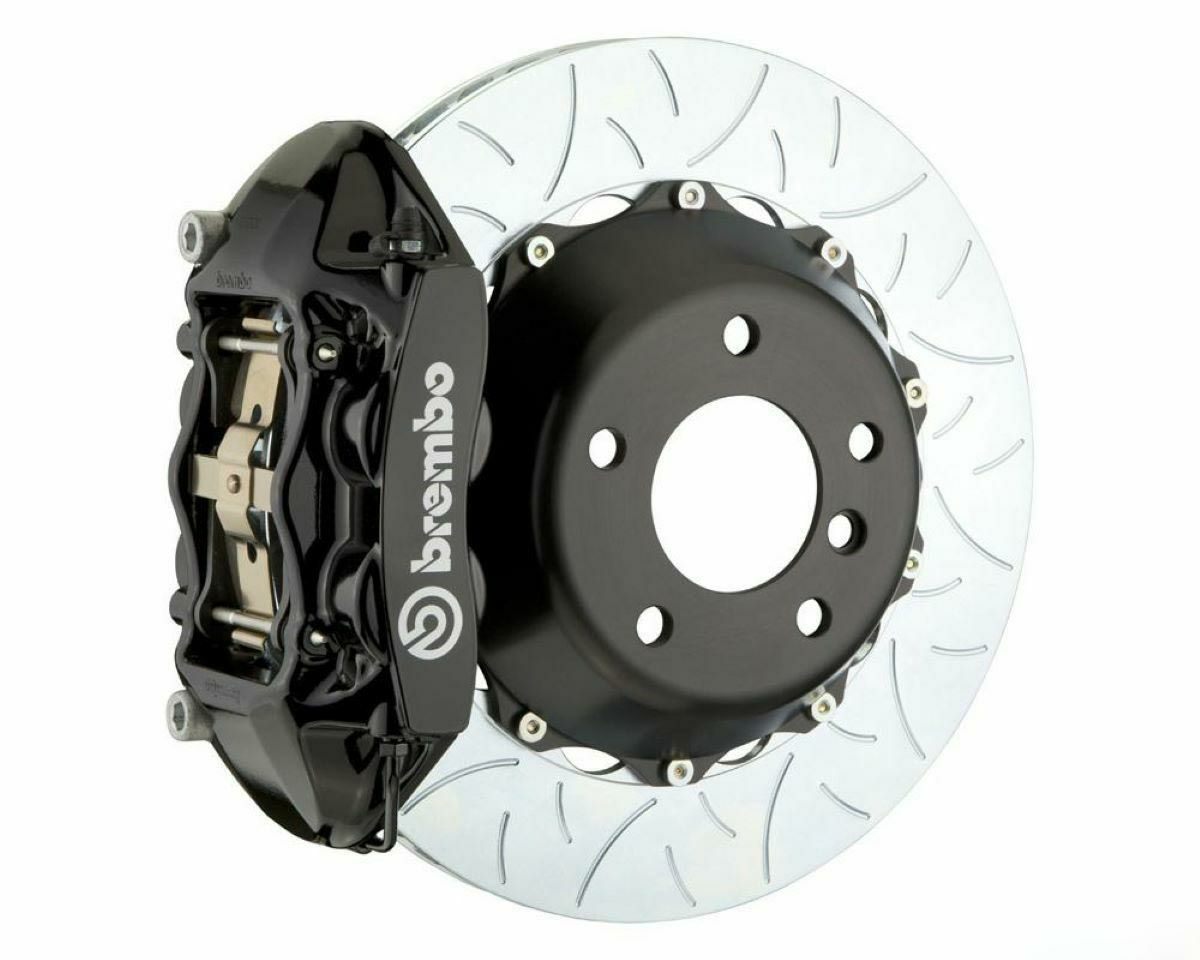 【Brembo】GT 345x28 対向4ポッド スロット タイプ3 ビッグブレーキキット(モノブロック・リア側) ポルシェ996 997 ブラック
