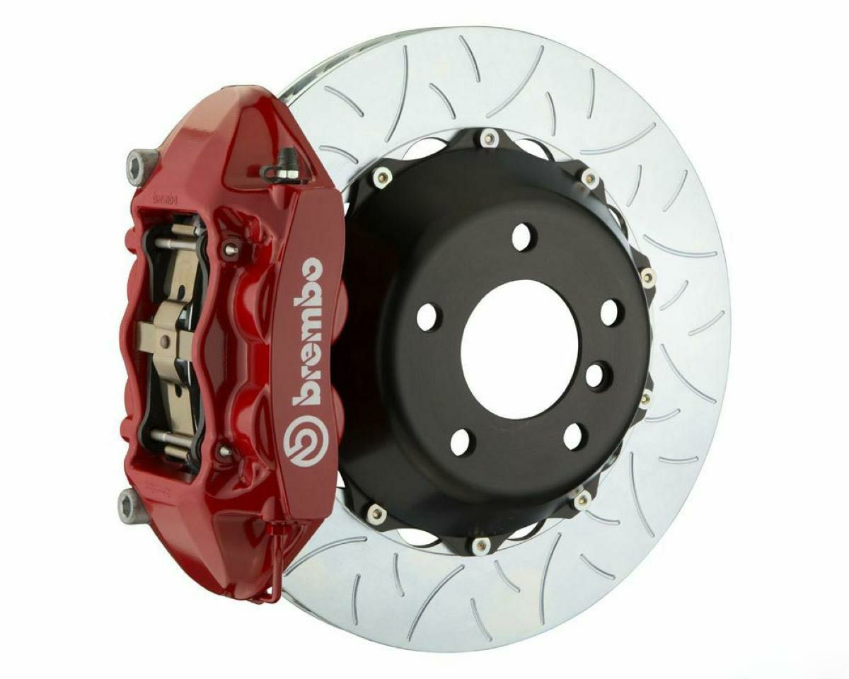 【Brembo】GT 345x28 対向4ポッド スロット タイプ3 ビッグブレーキキット(モノブロック・リア側) ポルシェ996 997 レッド