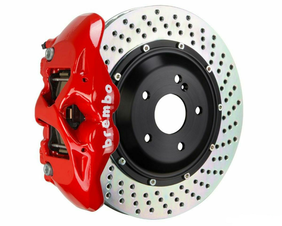 【Brembo】GT 380x28 対向4ポッド ドリルド ビッグ ブレーキ キット (リア側) ポルシェ パナメーラ (09-16)