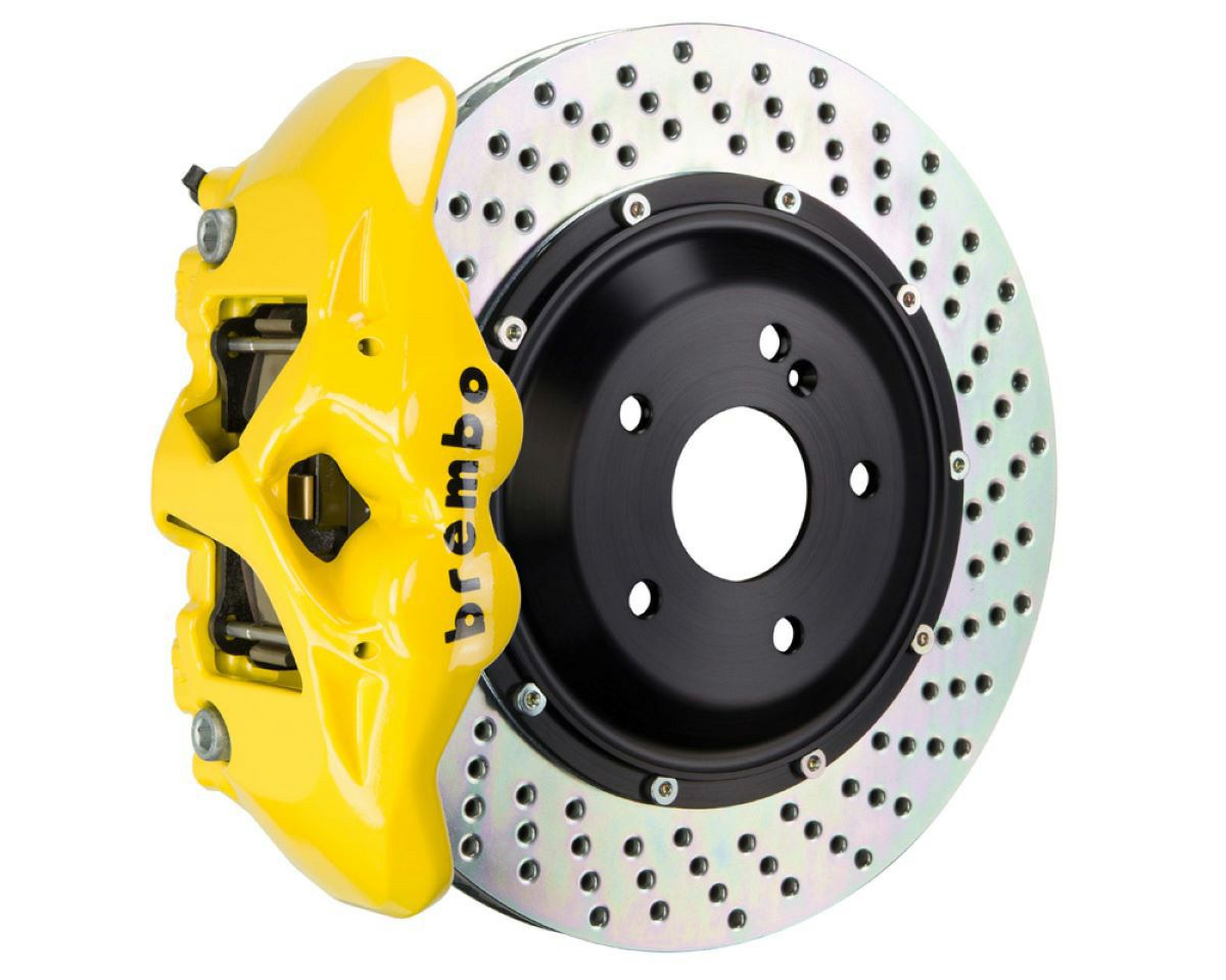 【Brembo】GT 380x28 対向4ポッド ドリルド ビッグ ブレーキ キット (リア側) ポルシェ パナメーラ (09-16)