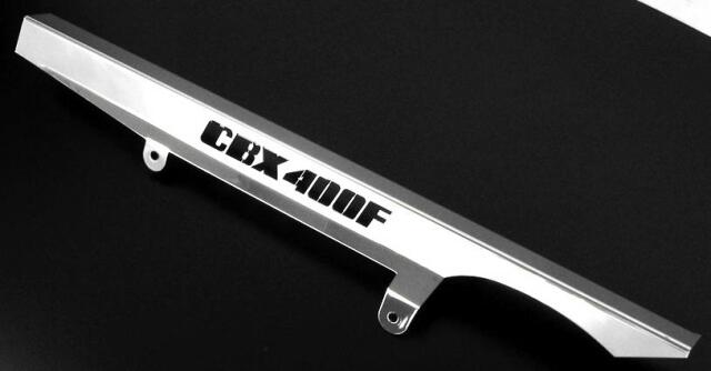 貴重cbx400fチェーンカバー　NC07 楽天市場】CBX400F用 ロゴ入り メッキチェーンケース