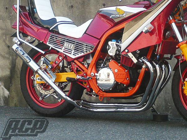 楽天市場】プリティー製 CBR400F 極 タイプ3 4-2-1 マフラー