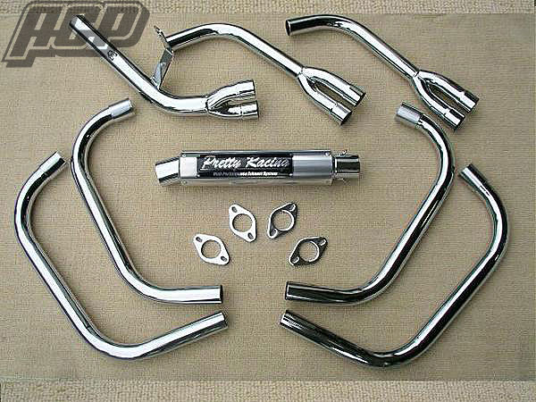プリティー製 Z400GP 改 タイプ１ 4-2-1 マフラー メッキ 61,765円