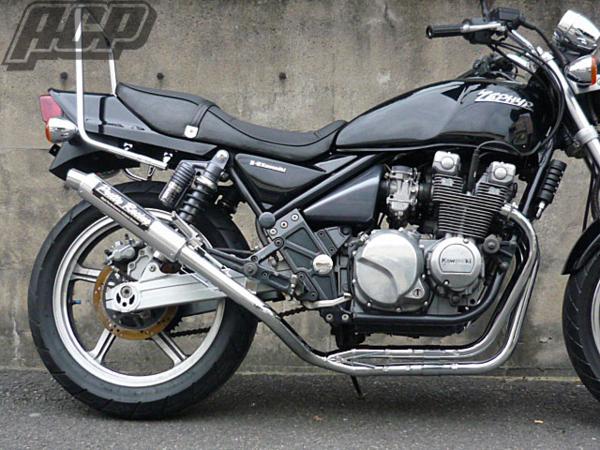 プリティー製 ゼファー400 極 タイプ３ 4-2-1 マフラー メッキ｜ＡＵＴＯ　ＷＯＲＬＤ
