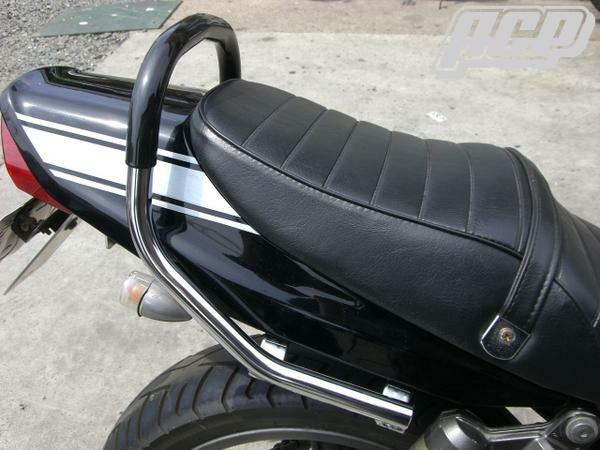 楽天市場】ＣＢ４００Ｆ ゴム巻き タンデムバー 黒 : ＡＵＴＯ ＷＯＲＬＤ