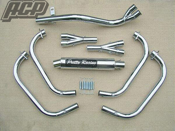 楽天市場】プリティー製 バリオス 2型 改 タイプ1 4-2-1 マフラー