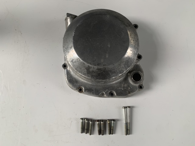 Z400FX クラッチフィンカバー Z400FX クラッチカバー 中古品】傷ありですが、まだまだ活躍する状態