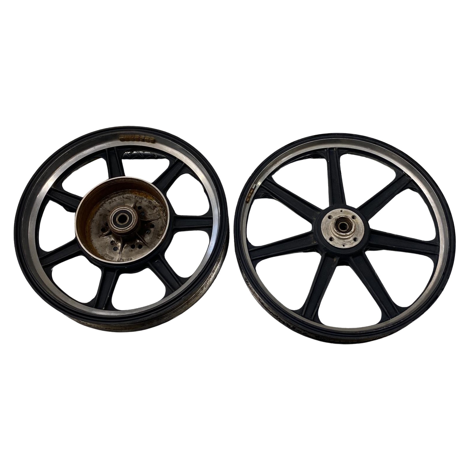 楽天市場】Z1 Z2 キャスト ホイール ブラック セブン : カスタム