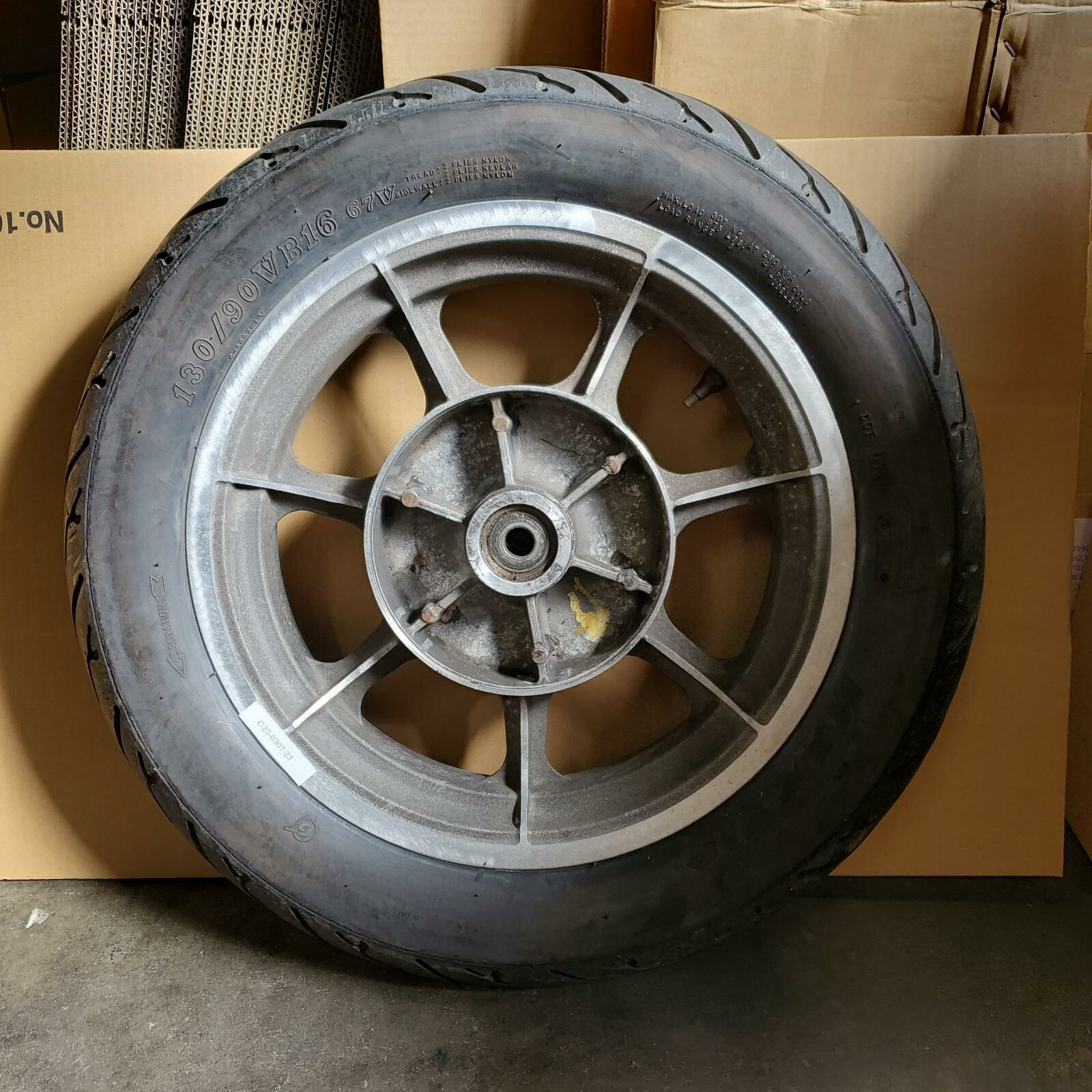 楽天市場】KAWASAKI KAWASAKI Z400J リアホイール バレル研磨