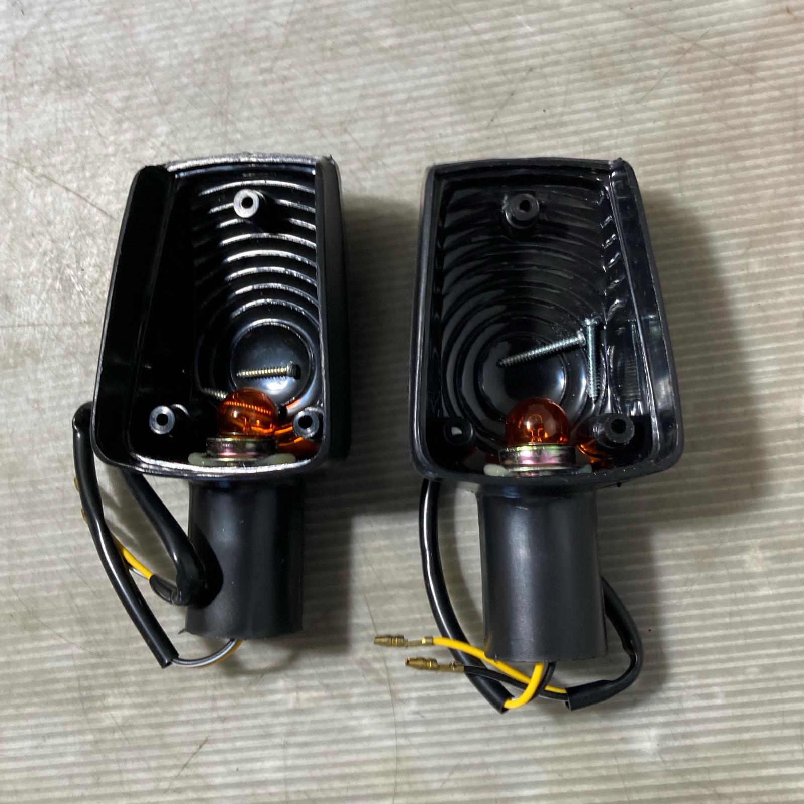 楽天市場】CBX400F フロントウインカー クリアーレンズ/メッキボディー