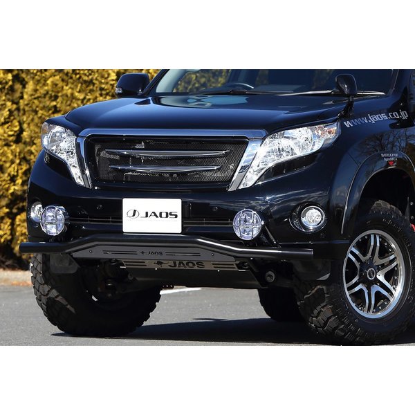 JAOS フロントスキッドバー ブラック／ブラック プラド 150系 ALL 13.10-17.08用 B150066D ※適合確認｜オートアディクションジャパン