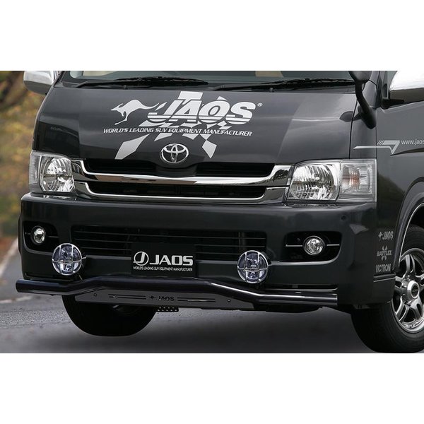 楽天市場】JAOS ジャオス フロントスキッドバー ブラック／ブラスト