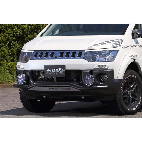 デリカD:5 JAOS フロントスキッドバー 楽天市場】JAOS フロントスキッドバー ブラック／ブラック