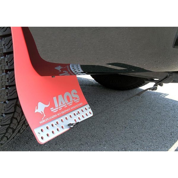 JAOS マッドガードIII リヤセット レッド デリカ D:5 ALL（19.02以降のディーゼル車除く） 07.01-用 B621304R ※適合確認