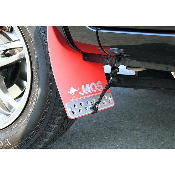 JAOS マッドガードIII フロントセット レッド ジムニー JB23系 ALL 98.10-18.02用 B621512F ※適合確認