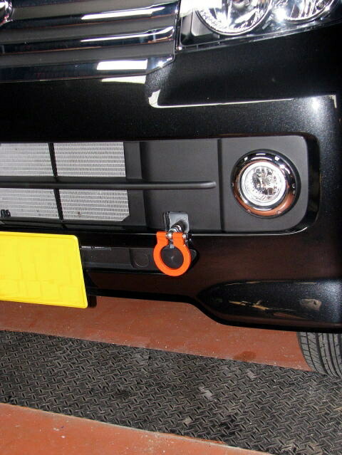 牽引フック フロント 可倒式 アトレーワゴン S330G 日本製 ダイハツ 牽引フック フロント 可倒式 ダイハツ アトレーワゴン S330G