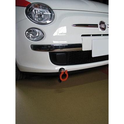 カワイ製作所　牽引フック　フロント、リヤ可倒タイプ　アバルト595FIAT500 楽天市場】カワイ製作所 牽引フック フロント 可倒式 アバルト595