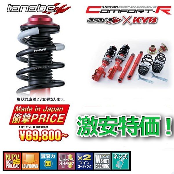 初売り 車高調 タナベ サステックプロ CR レガシィツーリングワゴン