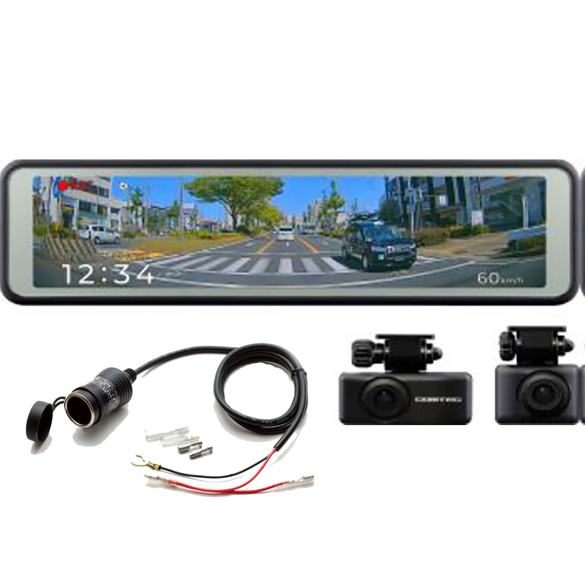 新品未開封 ZDR048 COMTEC ドライブレコーダー Amazon | コムテック ミラー型ドライブレコーダー ZDR048