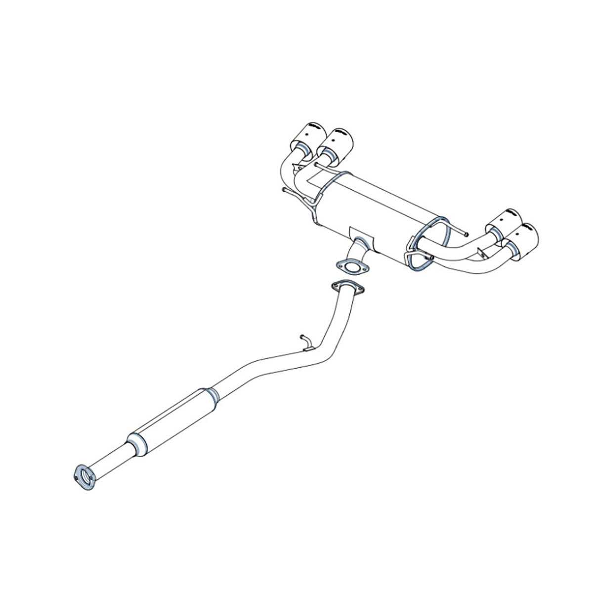 APEX アペックス RSX レーシングスポーツエボリューション エクストリーム マフラー 114BT092J トヨタ/スバル