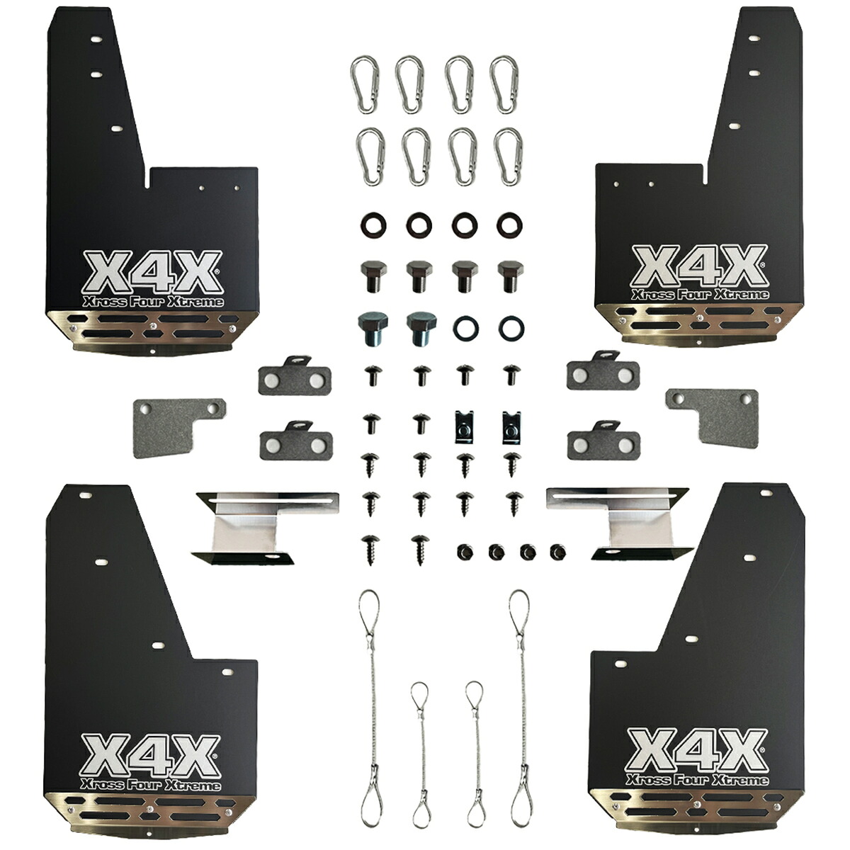 【4/14 20:00-4/17 09:59 エントリーでP5倍】オートフラッグス マッドフラップ ランドクルーザー250 ブラック