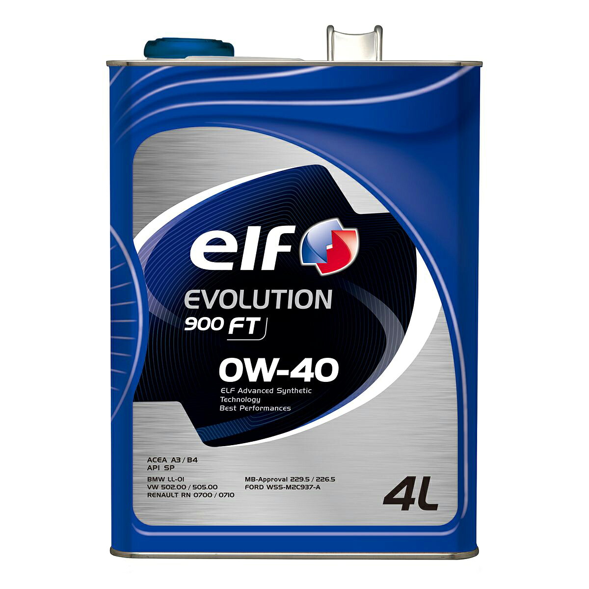 【4/4 20:00-4/10 01:59 エントリーでP5倍】elf エボリューション 900 FT 0W-40 4L