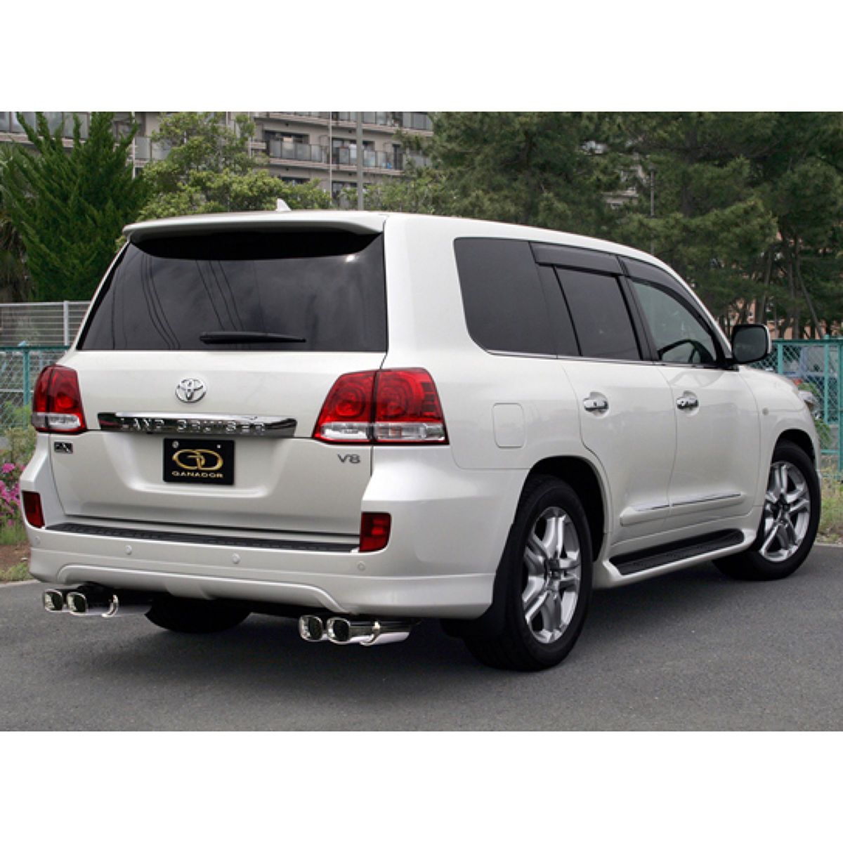 GANADOR ガナドール 4WD Vertex P.B.S搭載 左右4本出し スクエアテールマフラー GDE-136A トヨタ ランドクルーザー200|オートバックス店