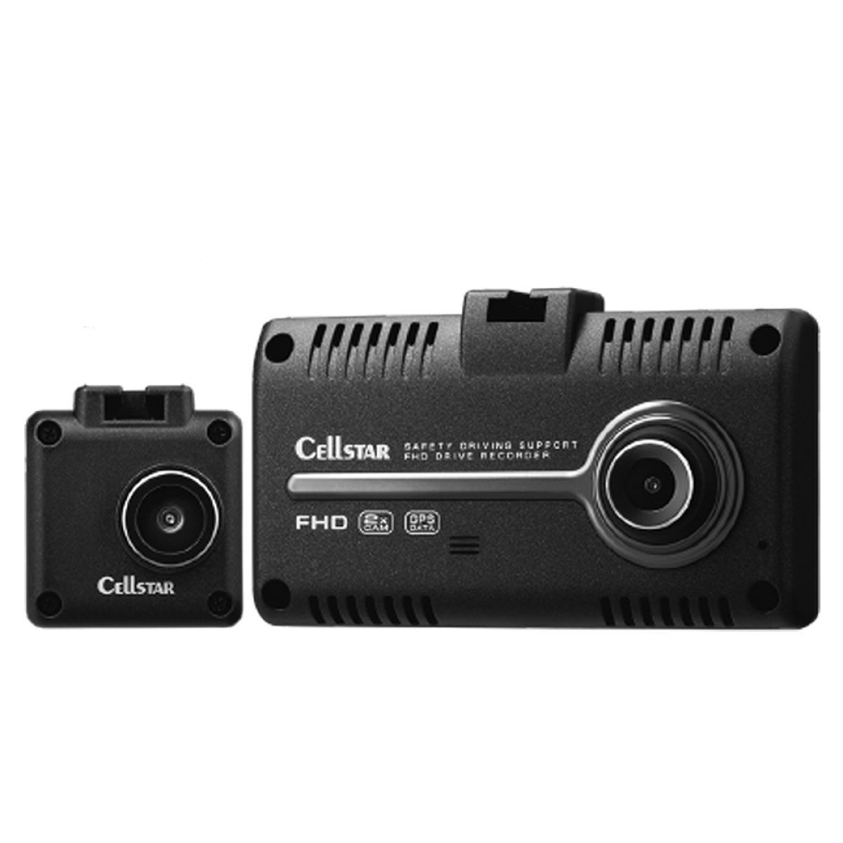 楽天市場】Cellstar CD-30 360°＋リアカメラドライブレコーダー 