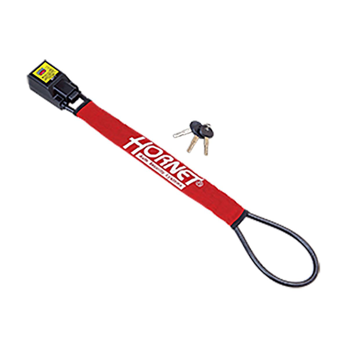 楽天市場】LH-3SR 加藤電機 HORNETメタルワイヤー式ハンドルロック