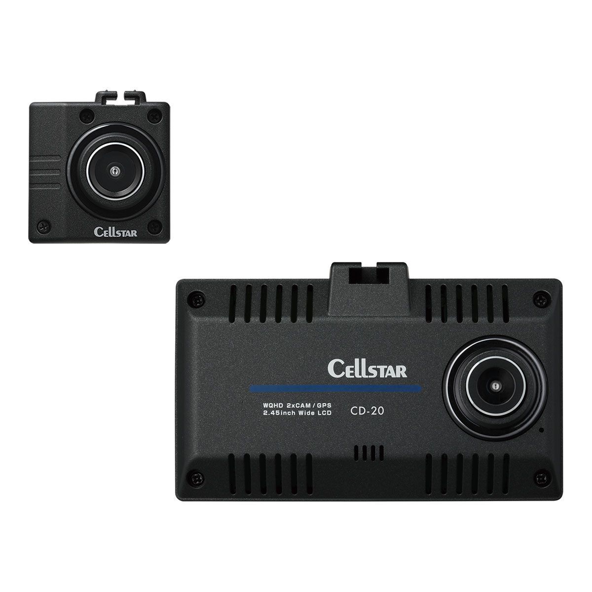 【楽天市場】Cellstar CD-30 360°＋リアカメラドライブレコーダー 