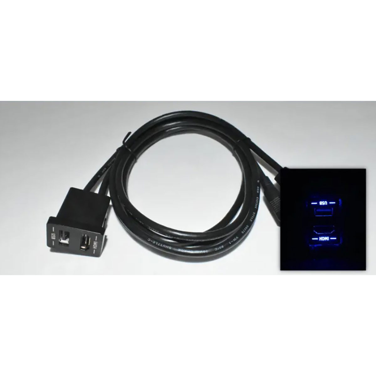 ALPINE アルパイン KCU-Y630DA-LED ブルーLED/ビルトインUSB/HDMI接続ユニット（アルパインディスプレイオーディオ専用） トヨタ車小型アクセサリーソケット向け
